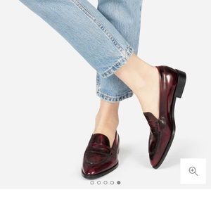 Everlane The Modern Penny Loafer in Oxblood